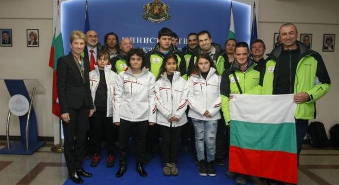 Спортният министър пожела успех на българските участници в Световните зимни игри