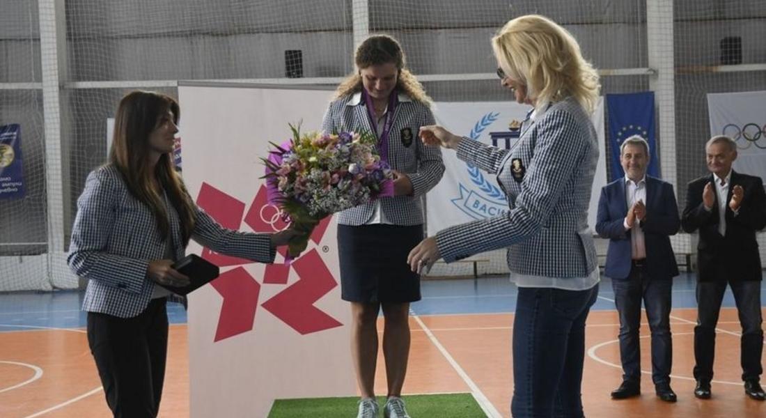 Милка Манева получи олимпийския си медал от Лондон 2012
