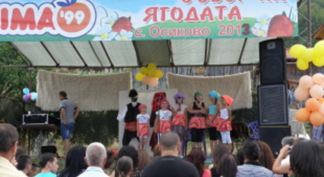 Отбелязват Фестивалът на ягодата в девинското село Осиково