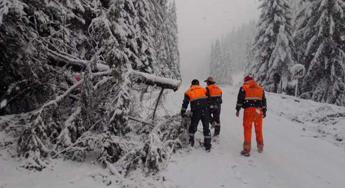 Обстановката в Смолянска област е спокойна, въпреки продължаващите второ денонощие валежи от сняг и дъжд