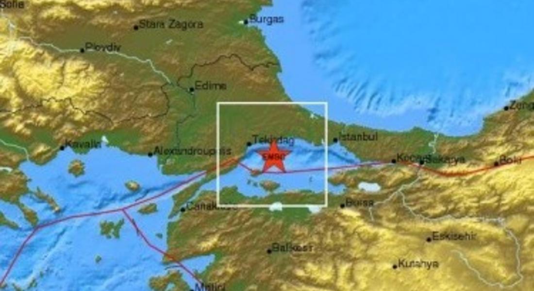Земетресение с магнитуд 5,1 в Турция, усетихме го и у нас