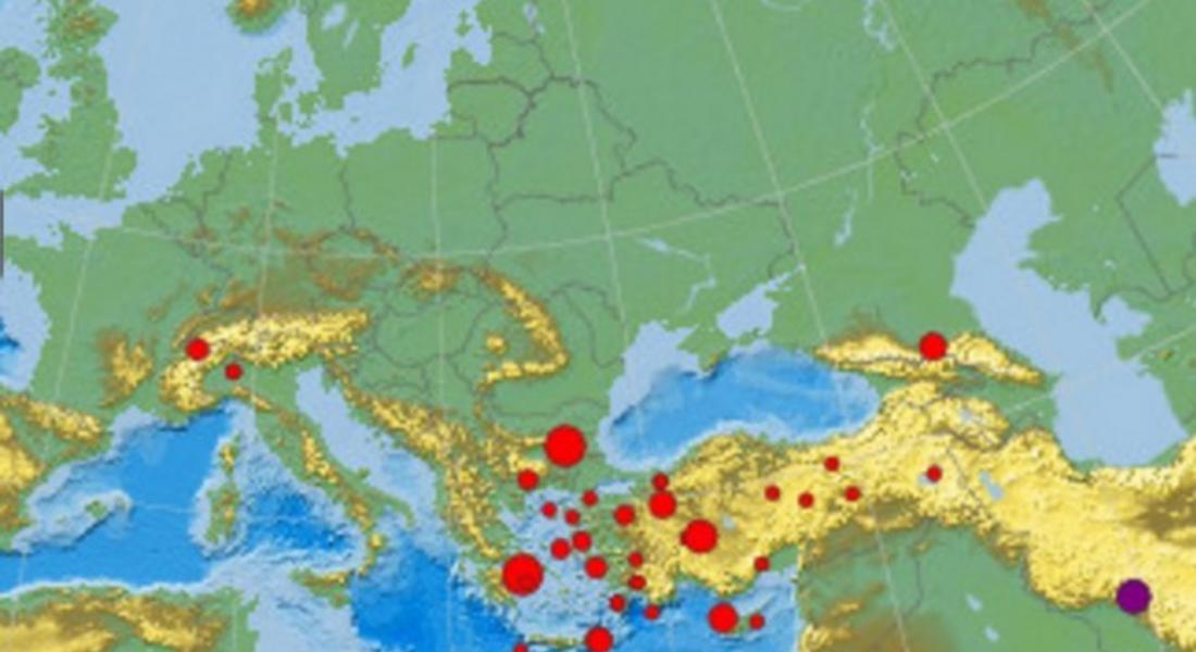 Силно земетресение разлюля Югозападна България в 14:12 часа, включително и Смолян
