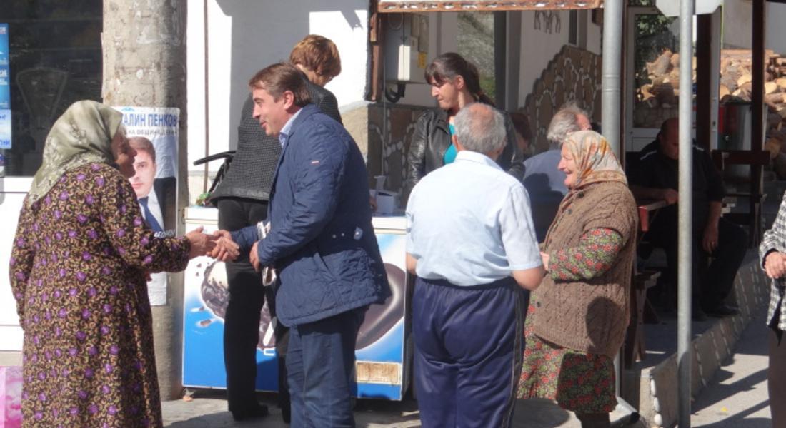 Цветалин Пенков на среща с жителите на Девин и Грохотно