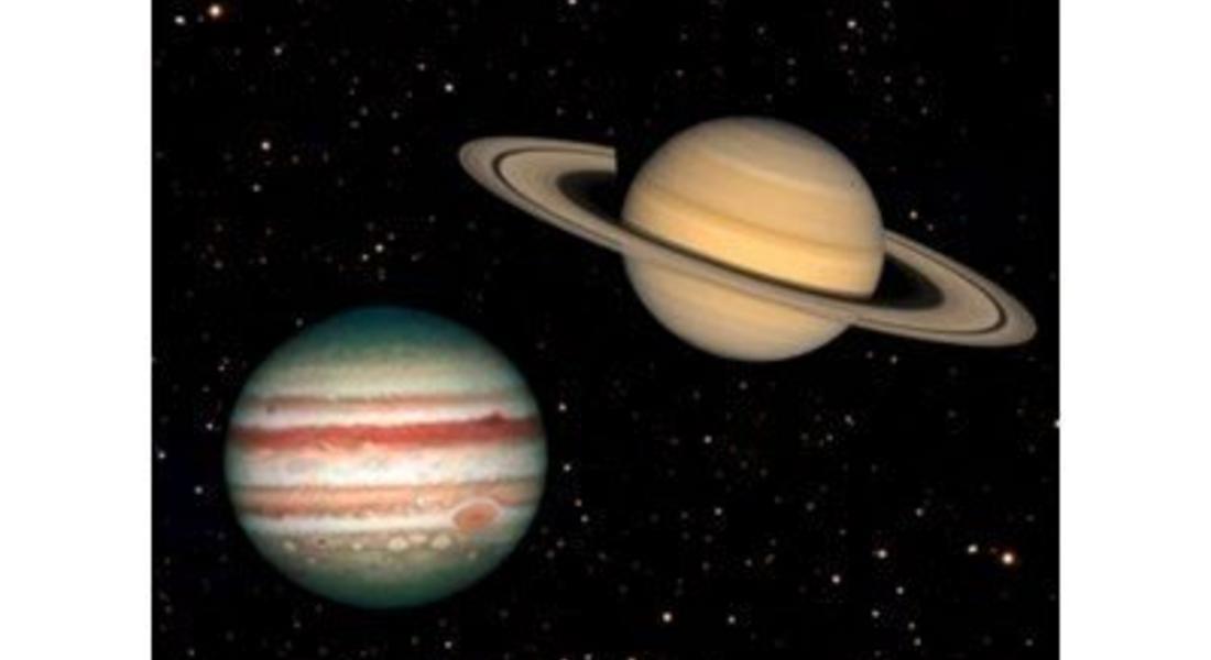 Астрономи на Рожен наблюдаваха "съединението" на Юпитер и Сатурн тази вечер