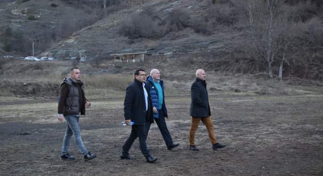 Президентът на БФС Михаил Касабов посети Девин