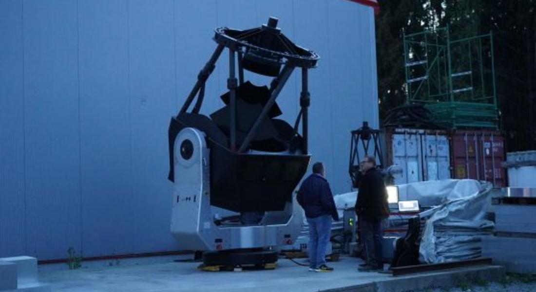 Първи тестове и наблюдения в завода на ASA с новия 1.5 м роботизиран телескоп за НАО Рожен