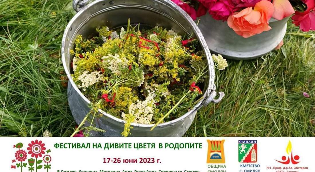 Фестивалът на дивите цветя в Родопите ще бъде открит със събора „Изворен глас“ в Смилян на 17 юни