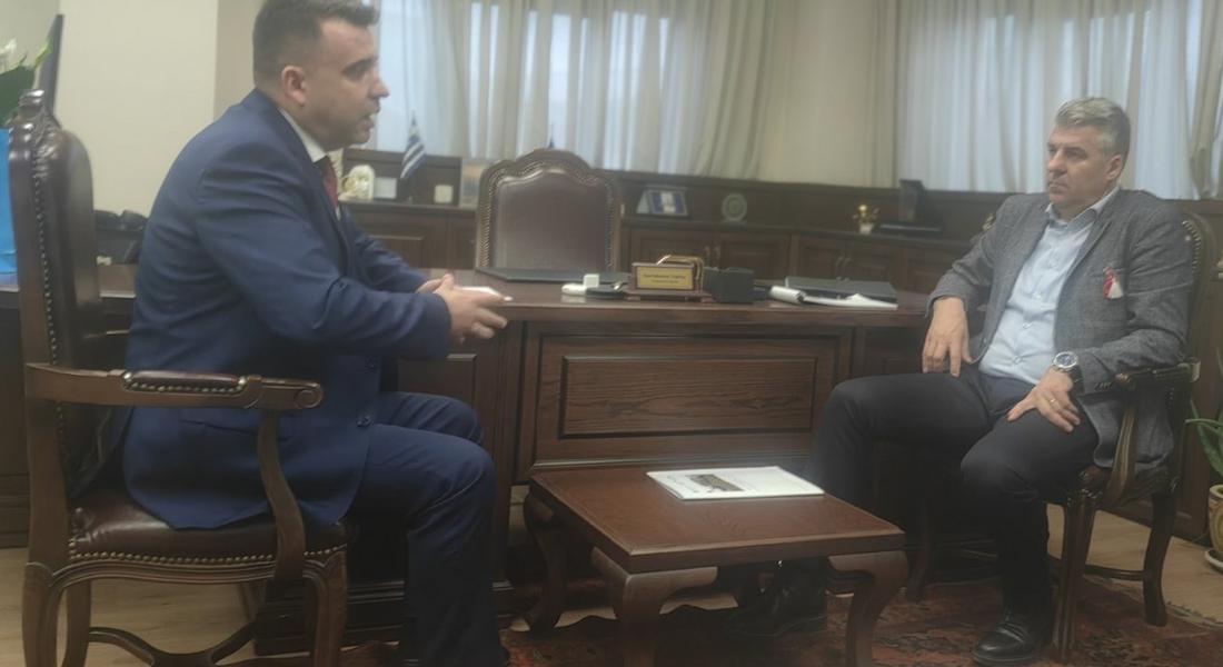 Областният управител Захари Сираков и префектът Христодулос Топсидис проявиха воля за надграждане на добросъседските взаимоотношения