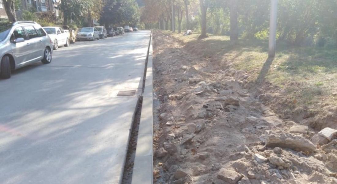 След ремонта на улиците, обновяват и тротоарите в Мадан