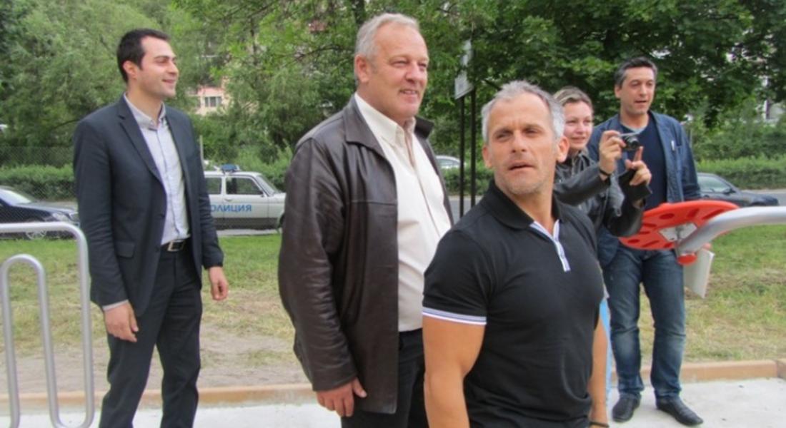 Петър Стойчев и Николай Мелемов откриха  нова фитнес площадка в Смолян