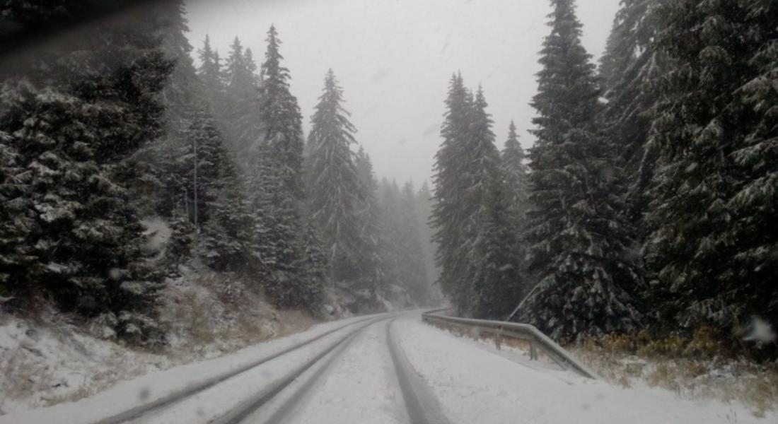 Жълт код за валежи от сняг над западната и дъжд над източната половина от България е обявен за днес