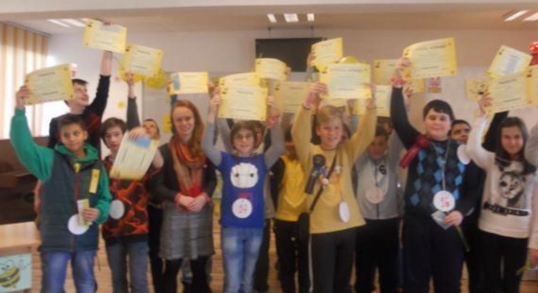 Първо СОУ участва в Шестото национално състезание Spelling Bee 2016 