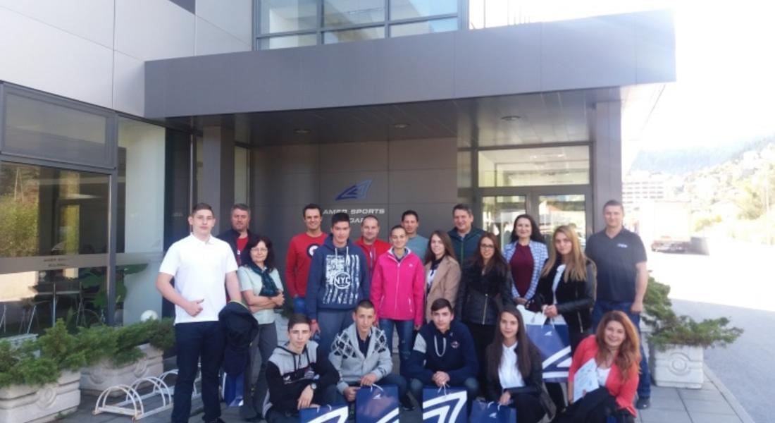  „Амер Спортс България“ се включи в инициативата на Junior Achievement Bulgaria - „Мениджър за един ден“