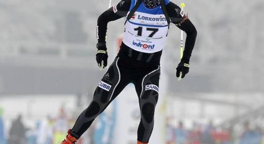 Тони Синапов се класира на четвърто място на Европейско по биатлон