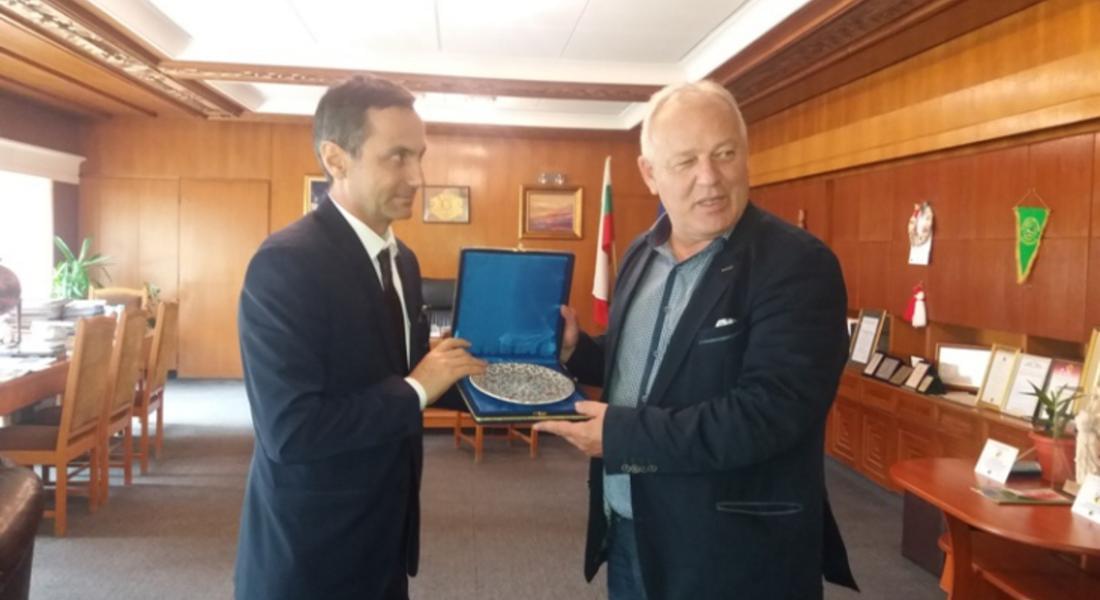 Кметът Мелемов се срещна с генералния консул на Турция в Пловдив  Ергани