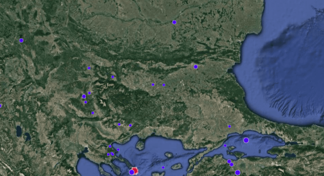  Силен трус в Егейско море беше усетен и в България 