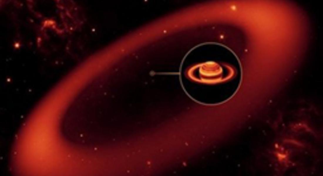 Откриха гигантски пръстен около Сатурн