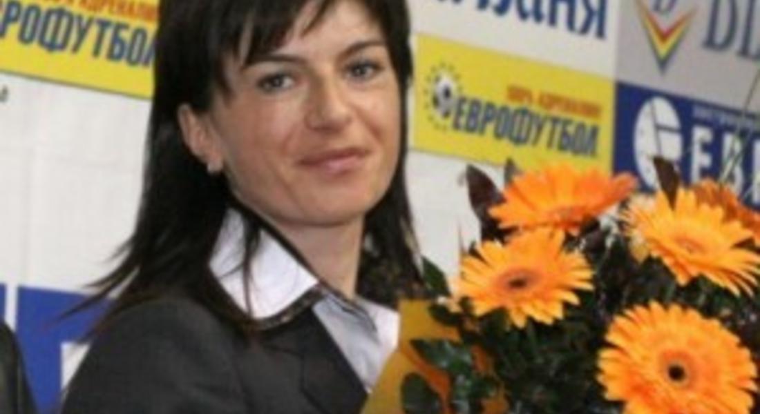 Екатерина Дафовска подкрепя отбора на град Чепеларе в Shell Eco-marathon Европа