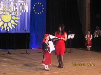Ивалина Атанасова с куп награди от "Евро Фолк- Жива вода 2016"