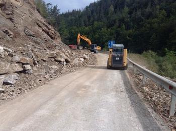  От 6 октомври преминаването по главен път Смолян - Мадан в района на срутището край Тикале ще бъде свободно