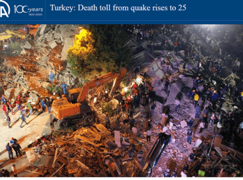  Силен вторичен трус удари Турция
