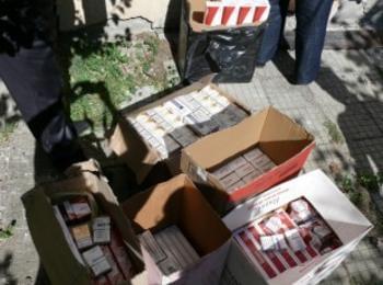 Над 4100 кутии контрабандни цигари спипаха за седмица граничарите