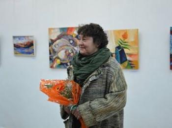 Весела Стаменова представи коледна изложба-живопис "Полазник"