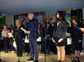 Николай Вълканов получи отличие за щедро сърце от златоградско училище