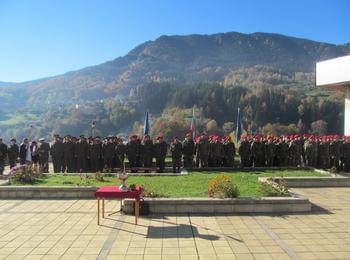  Областният управител приветства военнослужещите от 101-ви Алпийски батальон по случай празника на военното формирование