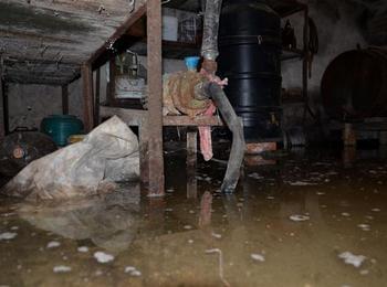 В следствие на обилните валежи наводнен гатер в Смилян, паднали дървета и наводнено училище в Мадан