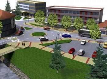  Започва изграждането на кръгово кръстовище и паркинг по бул. „България”