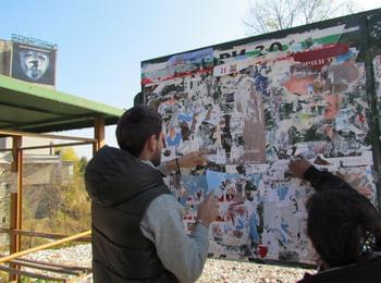    БСП почисти от плакати Смолян и селата в общината