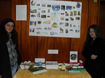 Коледна изложба подредиха ученици от гимназията по строителство