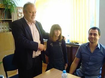 Кметът Николай Мелемов изтегли смолянския участник на световното в ПьонгЧанг’2013