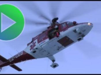 Хеликоптерът на „Активна грижа” спаси скиор в Пампорово