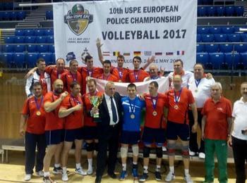 Българският полицейски отбор по волейбол стана Европейски шампион
