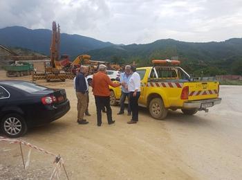 Областният управител на Смолян инспектира пътя от Димарио до границата с България