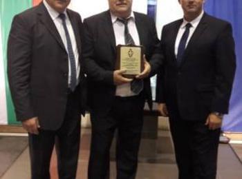 Инспектор Христо Палагачев бе награден за съществен принос в дейността на Спортната асоциация на МВР