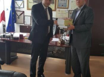 Кметът на Неделино Боян Кехайов се сръщна с ръководството на БЧК в София