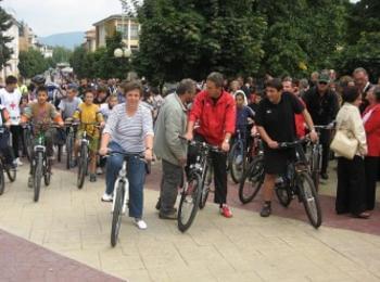 Кметът на Смолян се включи във велопохода посветен на Деня на Независимостта
