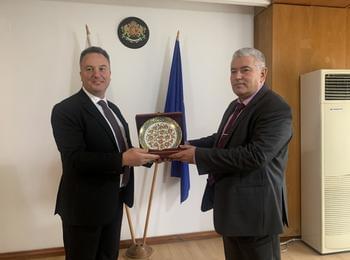 Областният управител Стефан Сабрутев се срещна с Генералния консул на Република Турция в Пловдив  Корхан Кюнгерю