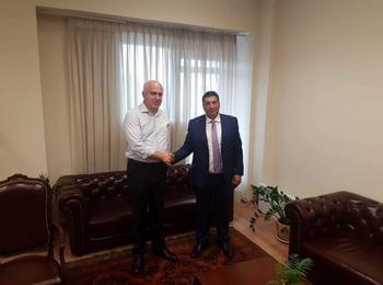  Областният управител Недялко Славов гостува на гръцкия си колега Христос Метиос