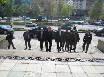 Областният управител посрещна министърът на отбраната Велизар Шаламанов