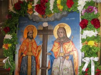   На празника на св. св. Константин и Елена  архимандрит Висарион ще служи в с. Момчиловци