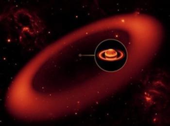 Откриха гигантски пръстен около Сатурн