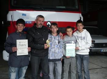 Първо СОУ спечели областното състезание за защита при бедствия и пожари 