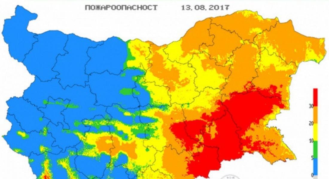 След опасните горещини, жълт код за дъжд