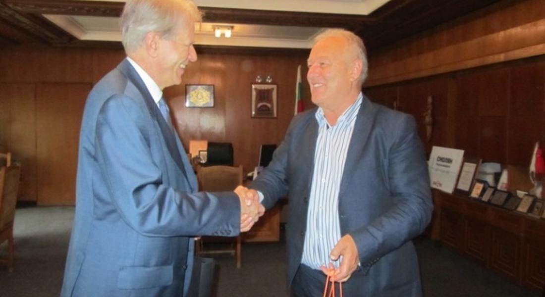 Кметът Николай Мелемов прие посланика на Франция Ерик Льобедел