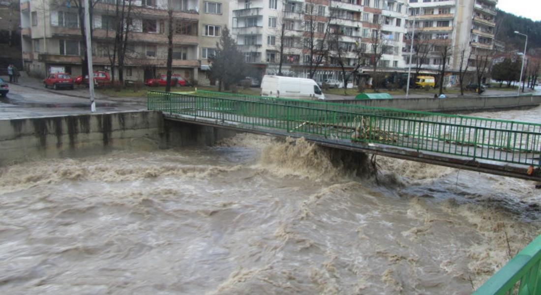 Повишения на нивата на реките очакват в МОСВ