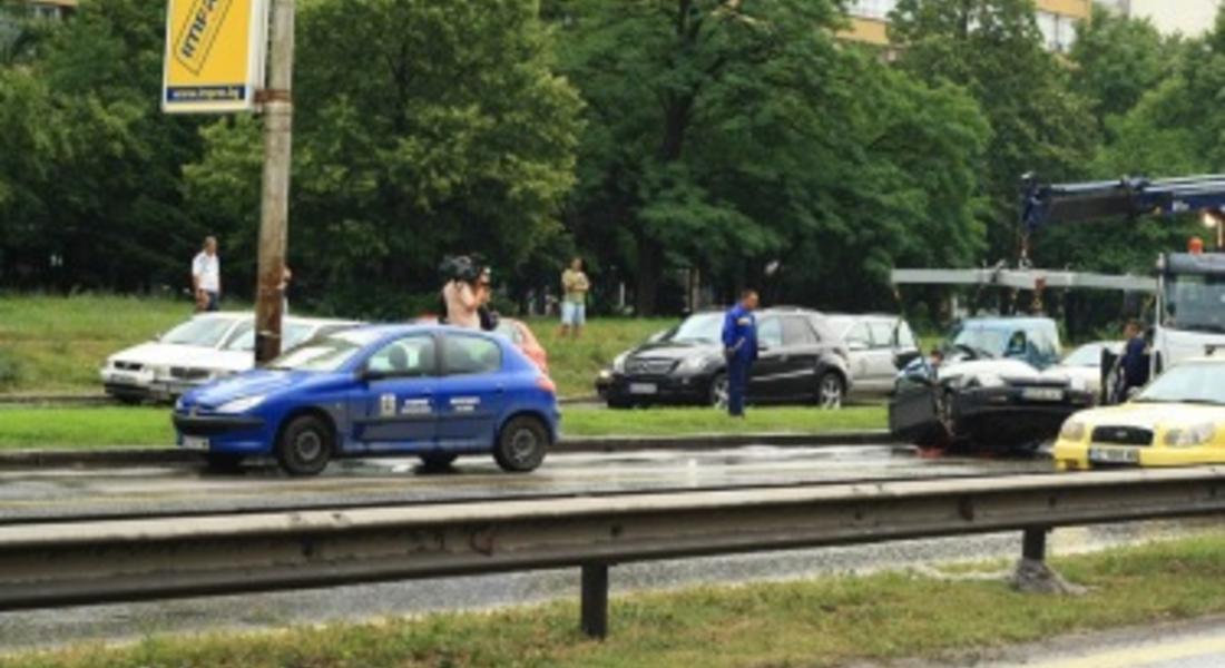 Верижна катастрофа на "Цариградско шосе"